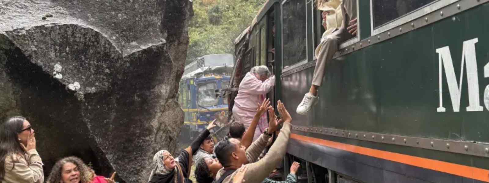 පේරු රාජ්‍යයේ දුම්රිය අනතුරකින් 40කට තුවාල